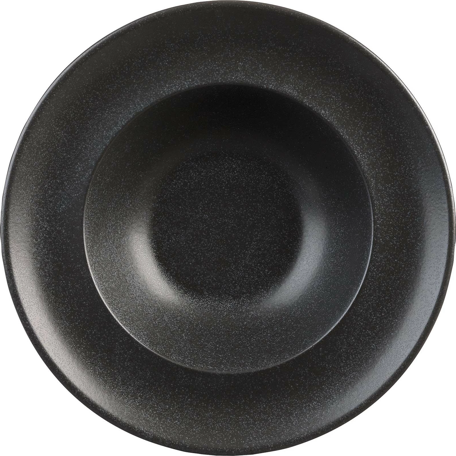 Pjatë për pasta Porland Seasons Coal Ø260 mm, 500 ml, porcelan, set 6 copë, e zezë