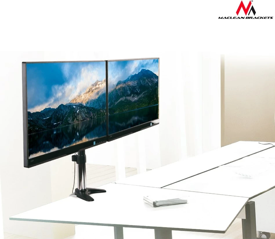 Mbështetëse për monitor Maclean MC-714, 13-27", 8kg, alumin