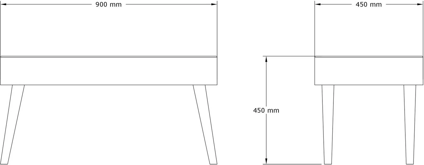 Puf Talu, kadife e gjelbër, 90x45x45cm