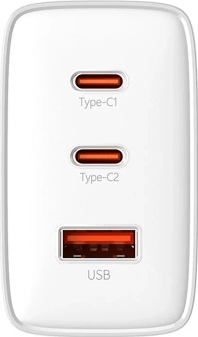 Karikues Baseus OS-Cube Pro, 2xUSB-C + USB, 65W, bardhë