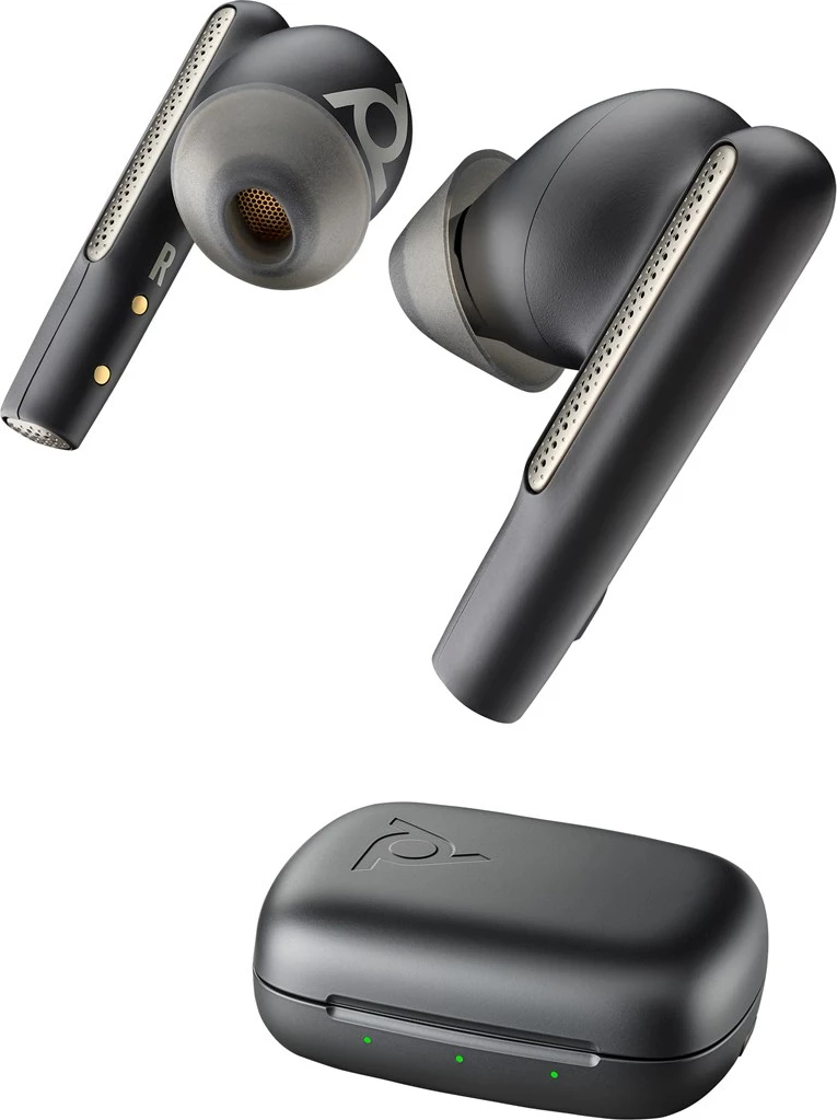 Kufje POLY Voyager Free 60 UC me BT700 USB-C Adapter dhe kuti karikimi, të zeza