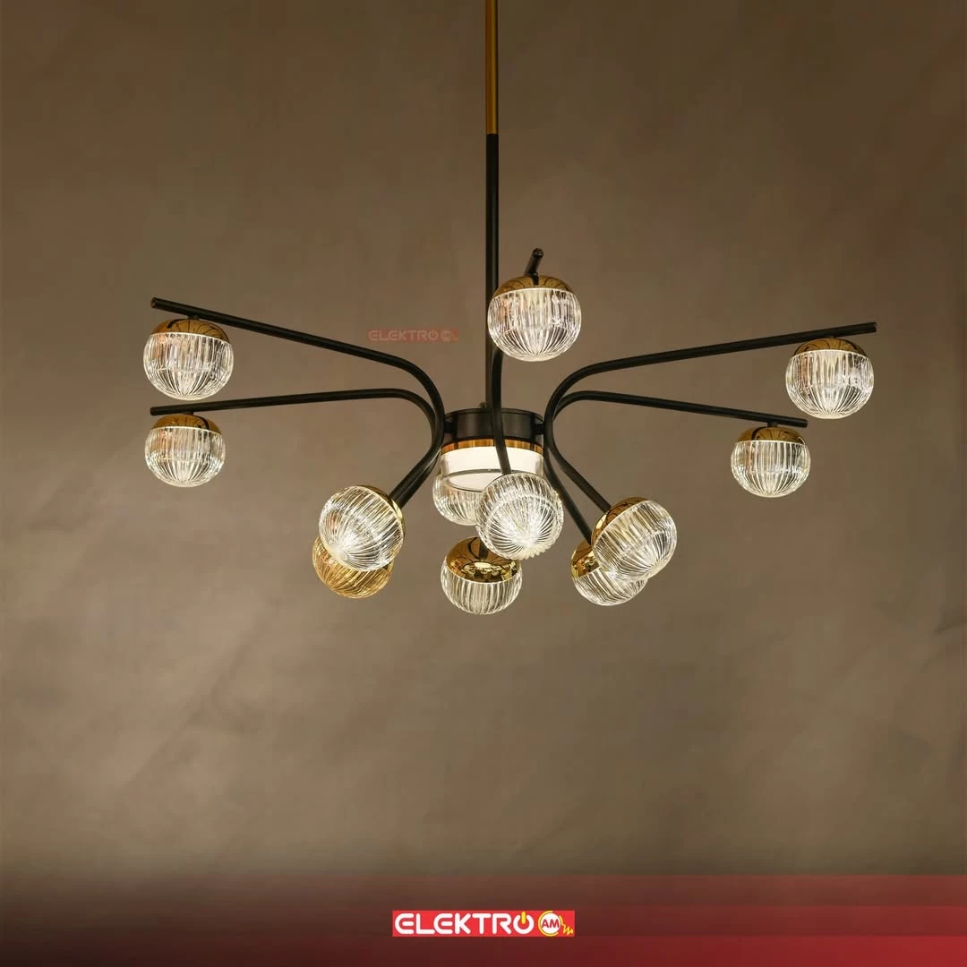 Abazhure LED Elegant me 12 Llampa 8166