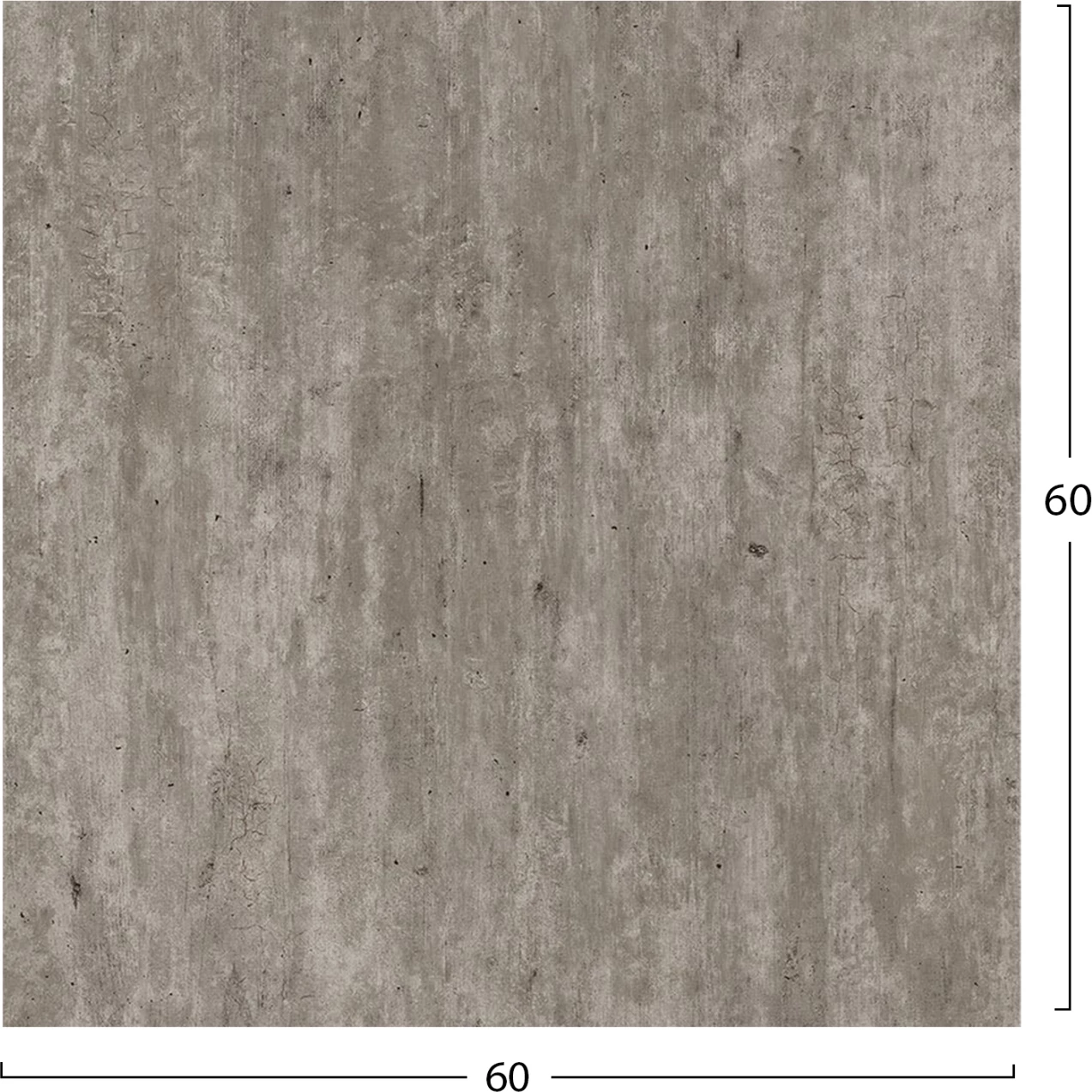 Sipërfaqe tavoline katrore, ngjyrë betoni, HPL FH5837.37, 60x60cm, set prej 2 copësh