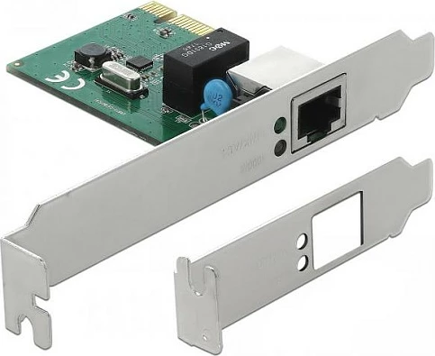 Kartelë rrjeti PCI Express DeLOCK 90381, 1x RJ-45, 10/100 Mbit/s, interne