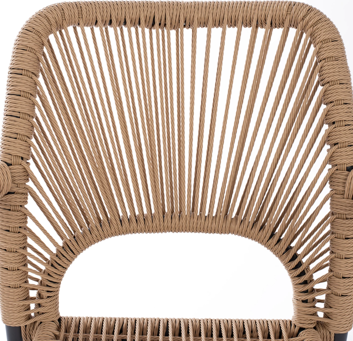 Karrige alumini gri me litar PE bezhë FH5771.02 55x63x82 cm