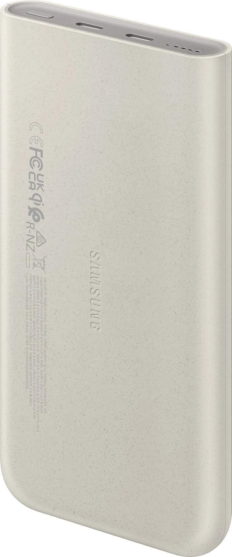 Powerbank Samsung EB-U2510XUEGEU, 10000 mAh, Wireless, Beige
