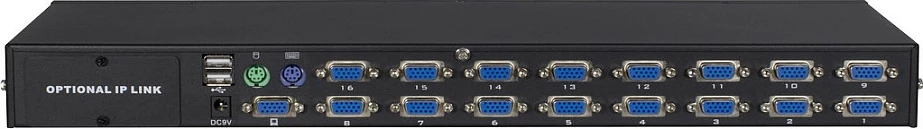 KVM Switch Inter-Tech AS-3116DU, rackmount