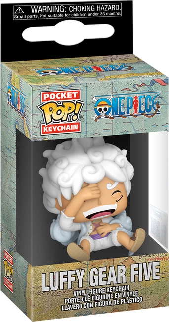 Brelok Funko Pop Keychain One Piece Luffy Gear 5, multikolor, 1 copë