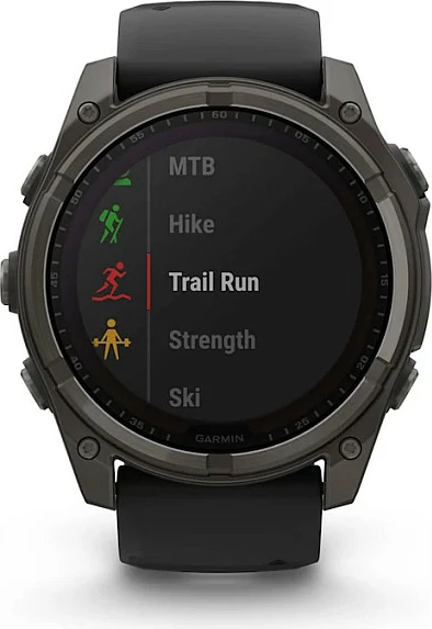 Smartwatch Garmin fēnix 8, 1.4", 32 GB, GPS, Wi‑Fi, e zezë