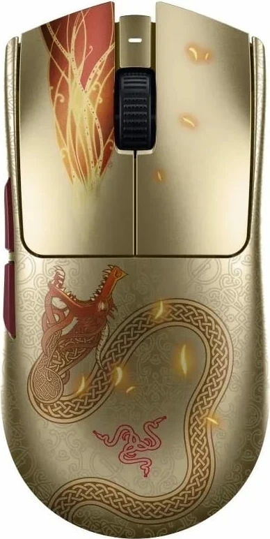 Maus Razer Viper V3 Pro Counter-Strike 2 Edition, i verdhë