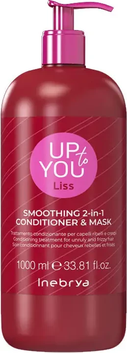 Kondicioner dhe maskë Inebrya Up To You Liss Smoothing, 1000 ml