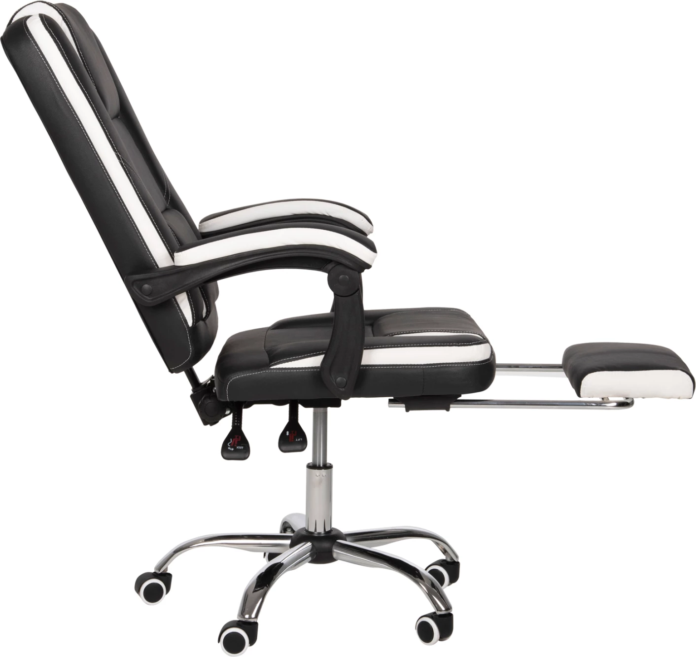 Karrige për zyre SEENA FH1190.02, e zezë/e bardhë