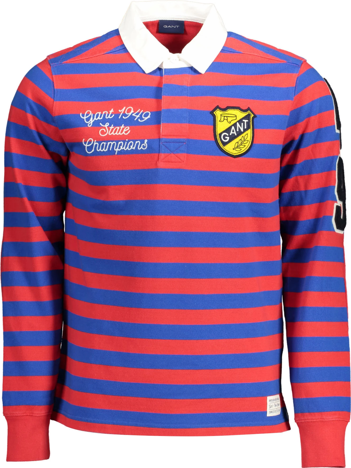 Maicë polo me mëngë të gjata GANT meshkuj, e kuqe