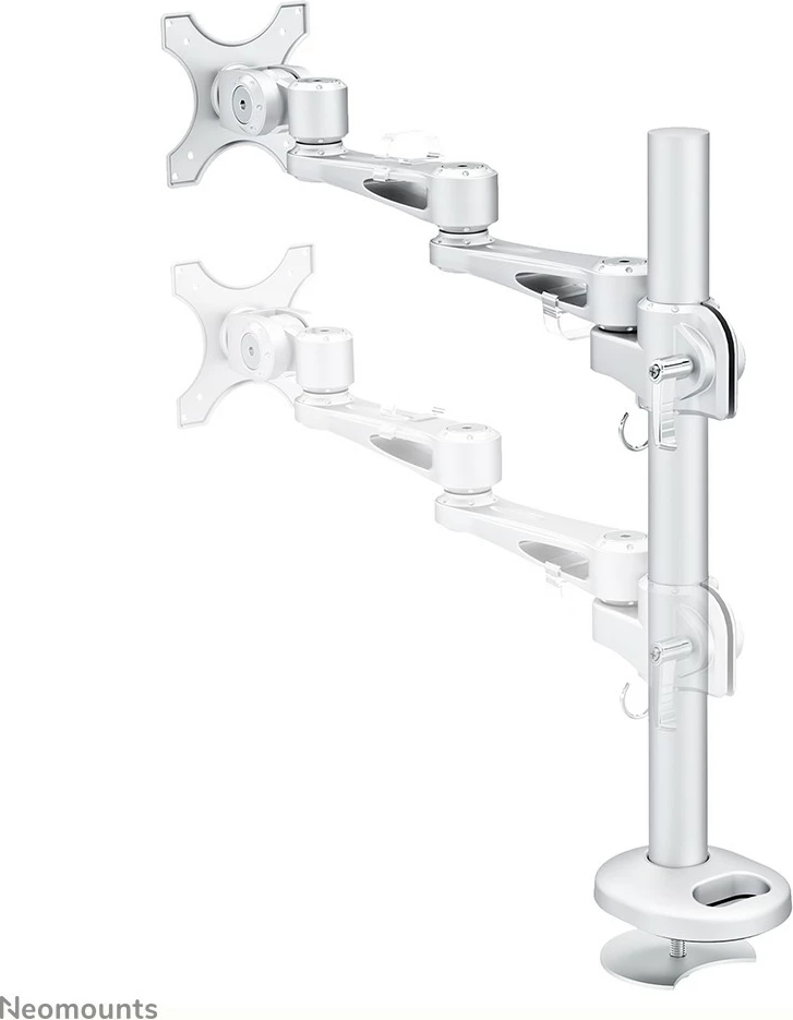 Krah monitori Newstar FPMA-D935G, 10-30 inç, Grommet, argjend