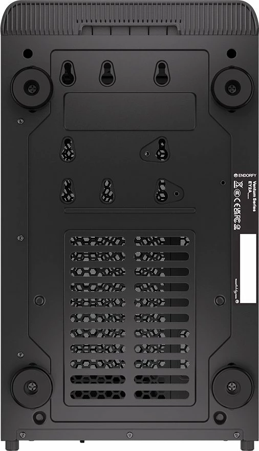 Kasë Endorfy Ventum 200 Solid EY2A001 Midi Tower ATX pa PSU pa dritare USB 3.0 x2 e zezë