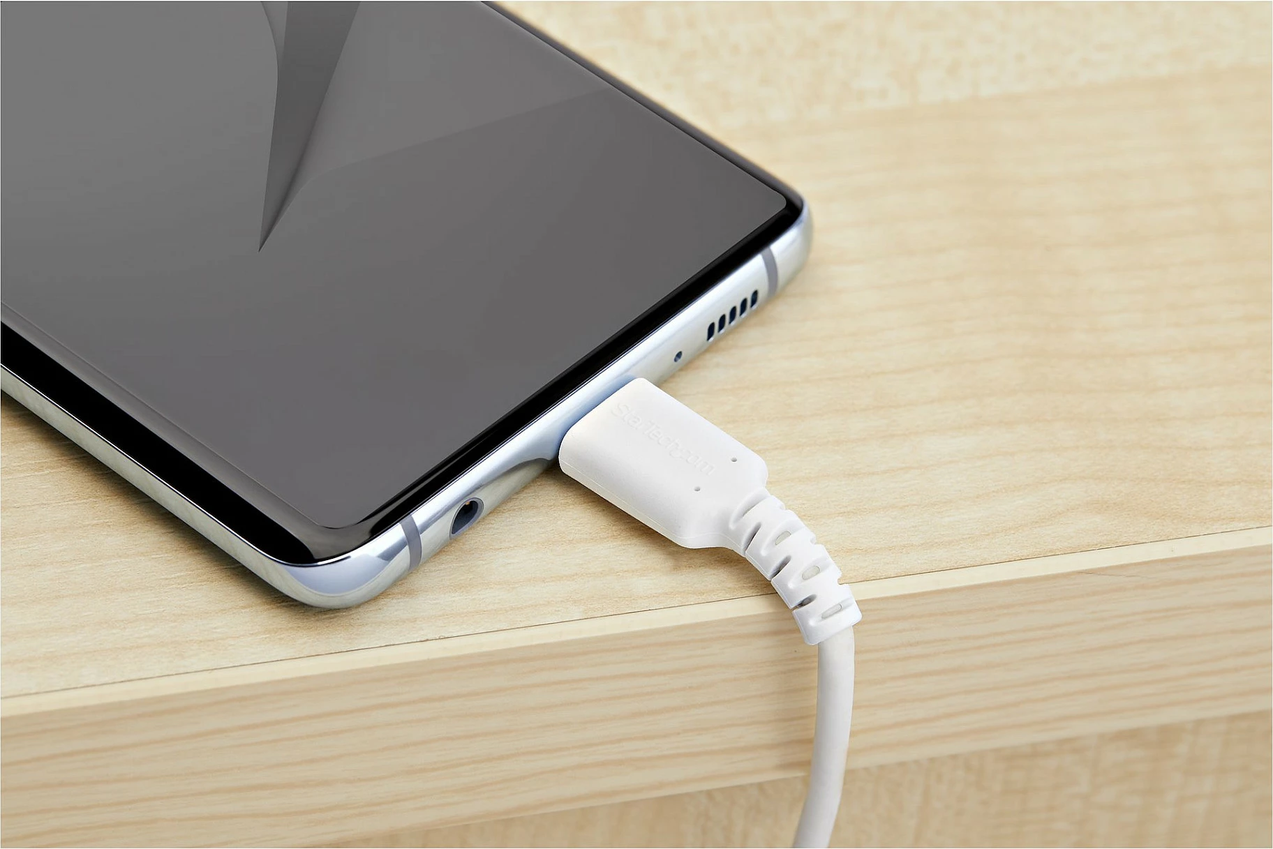 Kabllo USB-C StarTech RUSB2CC1MW, USB-C në USB-C, 1m, USB PD 60W, USB 2.0, e bardhë