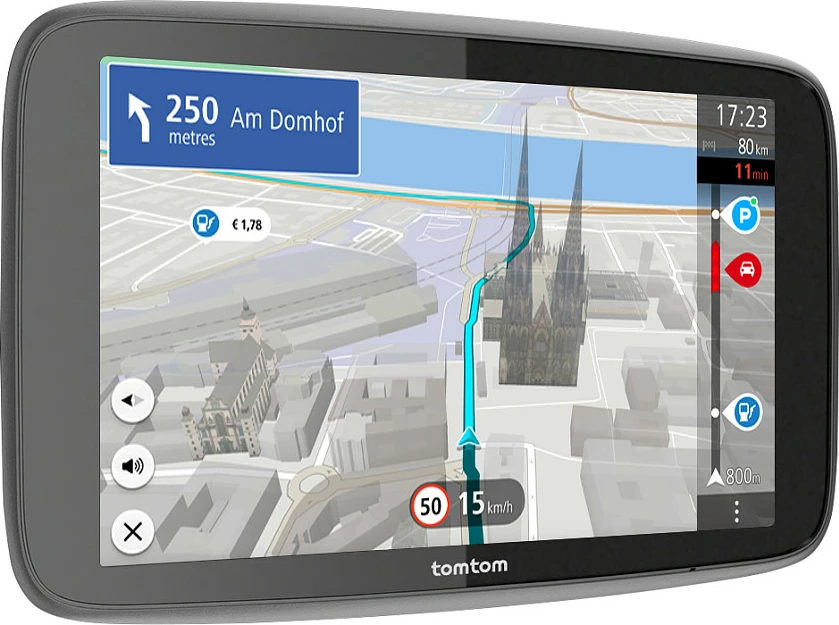 Navigacion GPS TomTom GO, 6", Harta Evropë, Wi‑Fi/Bluetooth, USB‑C, i zi