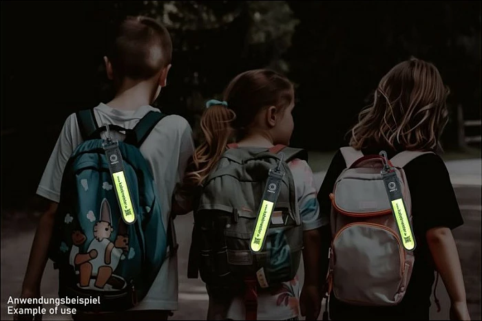 Shirit LED reflektues Kabelmeister, me blinkim, i verdhë