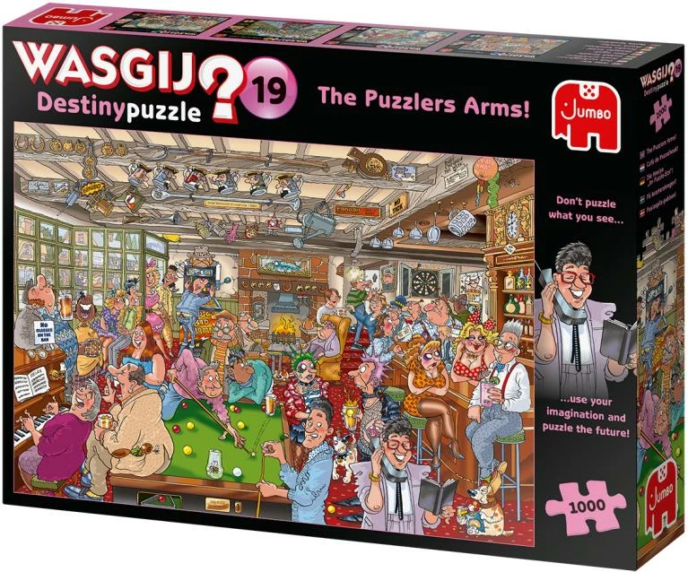 Puzzle, Jumbo Wasgij Destiny 19 The Puzzlers Arms, 1000 copë, 19166