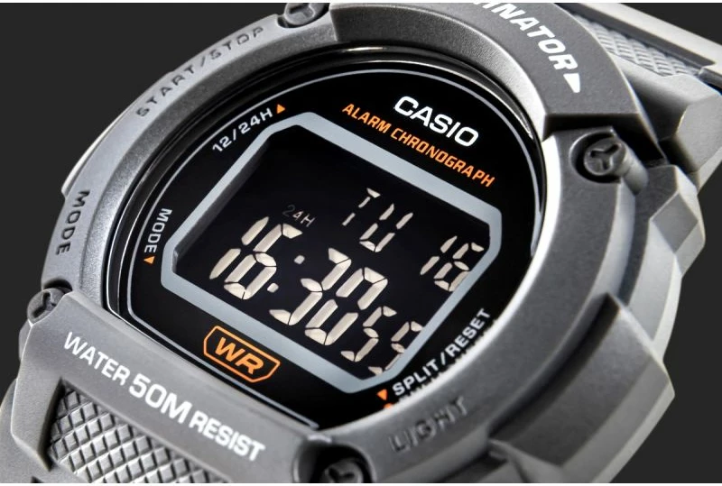 Orë dore për meshkuj CASIO, gri