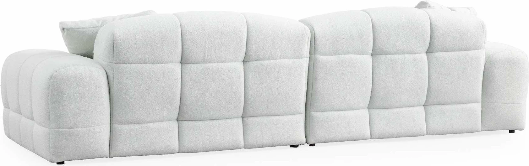 Divan treshe Pescara Lounge, ngjyrë e bardhë, Atelier del Sofa