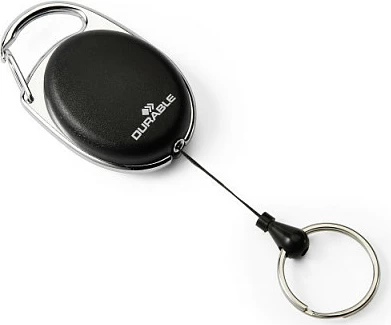 Çelësar me dritë LED Durable Jojo Style, metal, 1 copë, i zi
