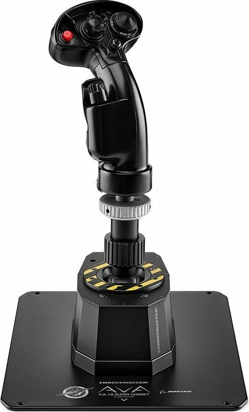 Joystick fluturimi Thrustmaster AVA F/A-18E Super Hornet (2960863), 19 butona, me kabllo, për PC, i zi