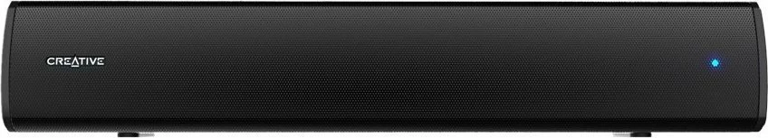 Soundbar Creative Stage Air V2, 2.0, Bluetooth 5.3, USB-C/AUX, bateri deri 6 orë, e zezë