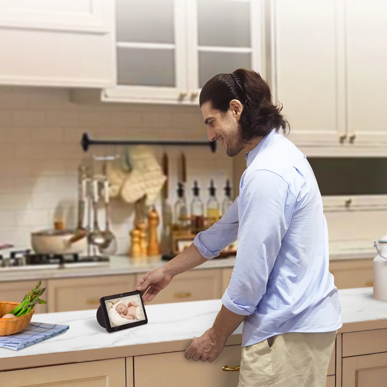 kamerë sigurie e brendshme Dreame Navo Care SE 1 InCam A121 3MP 1080p panoramim 360° IR 10 m Wi‑Fi 2.4/5 GHz e bardhë