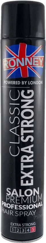 Llak për flokë Ronney Professional Hair Spray Classic Extra Strong për femra 750ml