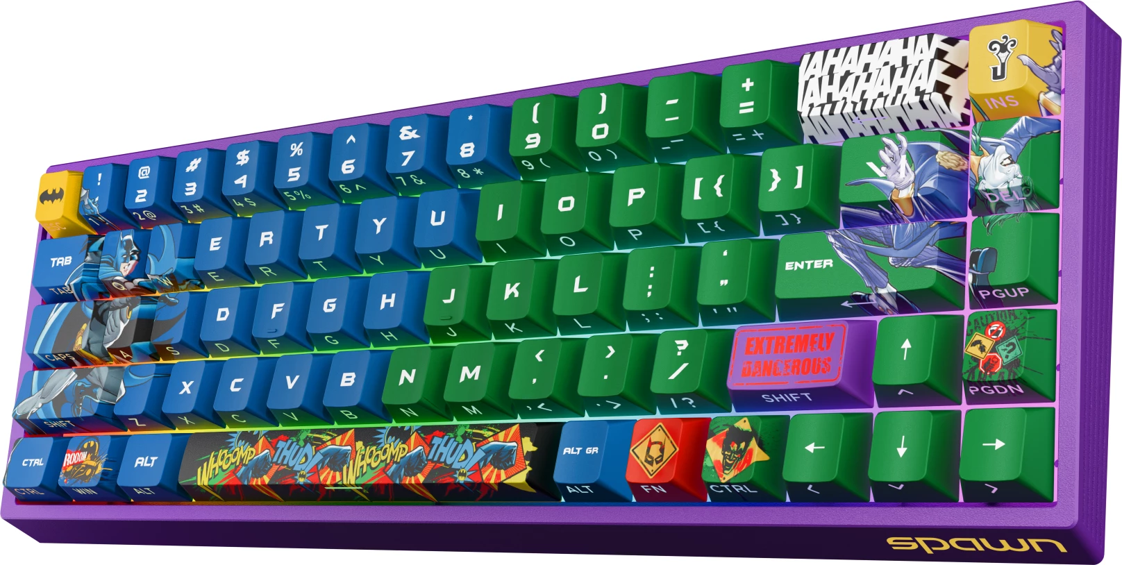 Tastierë mekanike gaming Spawn Batman 68 tasta RGB USB-C