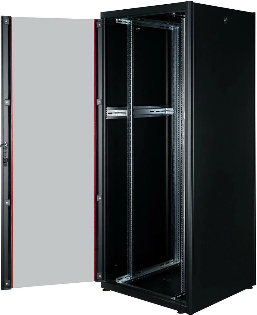 Kabinet rrjeti ROLINE Basic 42U, 19", 800x800mm, derë xhami, 600kg, i zi