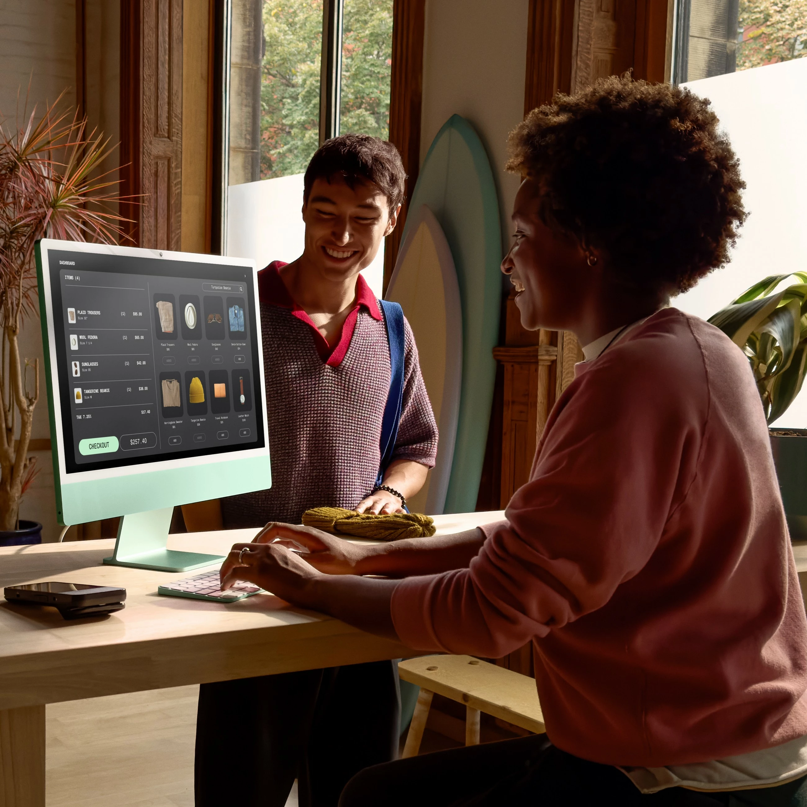 iMac Apple, 23.5", 4.5K Ultra HD, 16 GB, 256 GB, macOS Sequoia