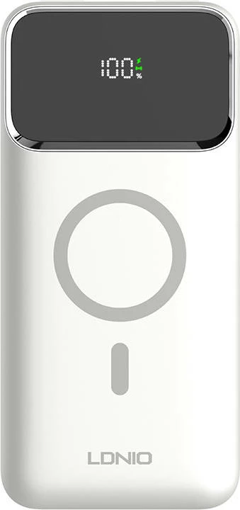 Powerbank LDNIO PQ12, 10000mAh, 15W, e bardhë