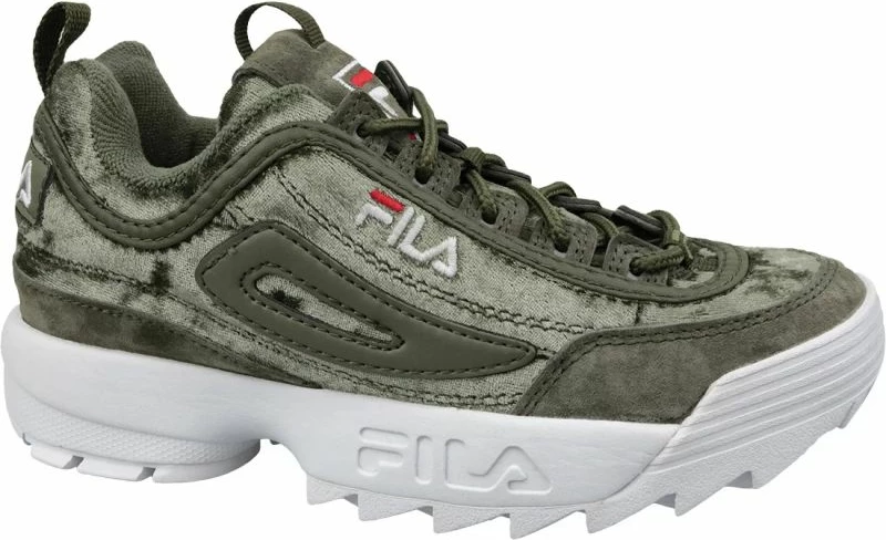 Këpucë Fila Disruptor S Low për Femra, të Gjelbërta