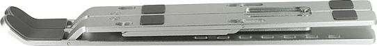 Mbajtëse notebook LogiLink, e palosshme, alumin, argjend