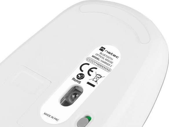 Maus Natec, wireless, i bardhë/hiri 