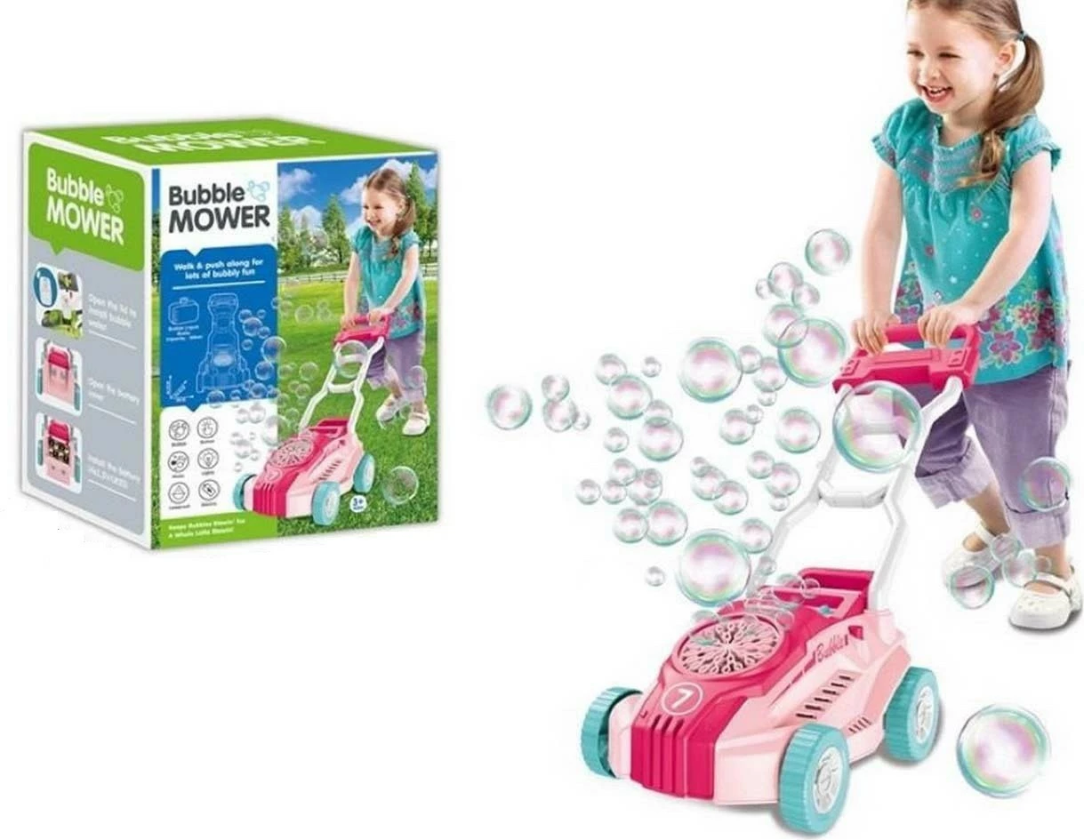 Lodër kositëse flluskash Madej Bubble Lawn Mower, rozë