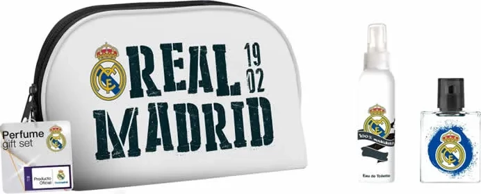 Set Eau de Toilette për burra Real Madrid, 3 copë, 50ml