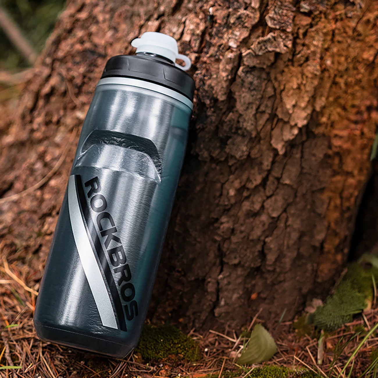 Bidon termik për biçikletë Rockbros 35210022002 620 ml BPA-free, PP5, e zezë gradient