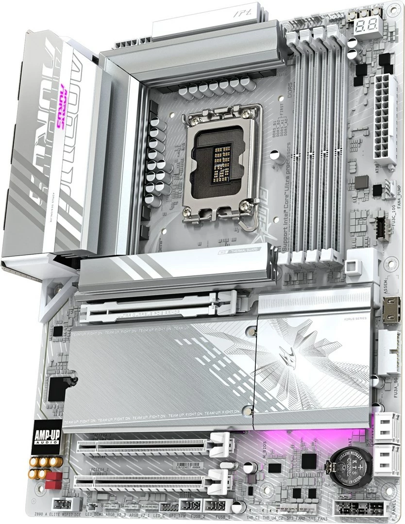 Pllakë amë Gigabyte Z890 A ELITE WIFI7, Socket-1851, ATX, Bardhë