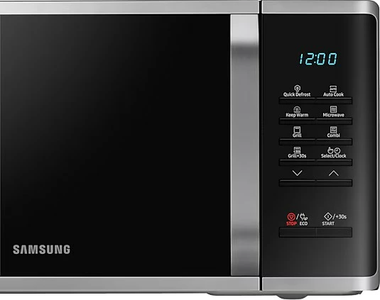 Mikrovalë me grill Samsung MG23K3523AS, argjendtë/zezë