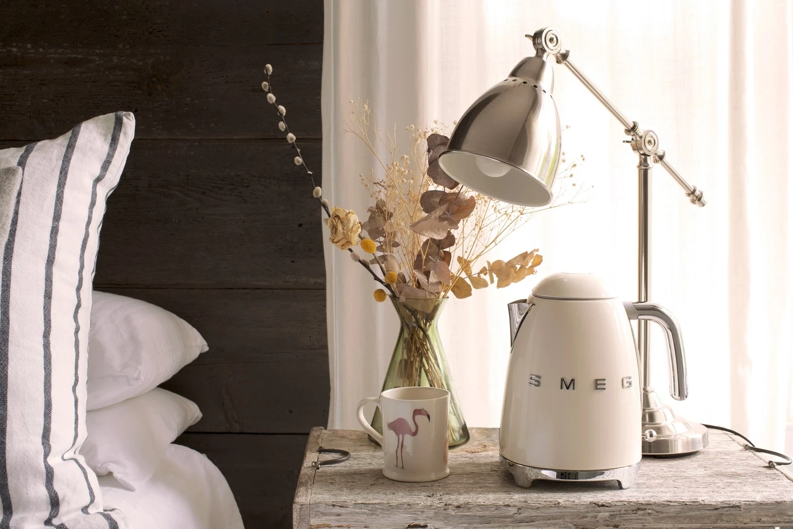 Çajnik SMEG 50's Style KLF03CREU, Krem