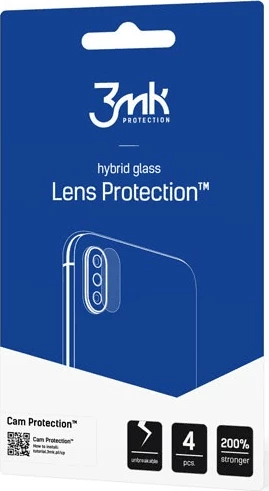 Mbrojtëse lente kamere hibrid 3MK Hybrid Camera Glass (MPN 17932) për Honor 90, set 4 copë