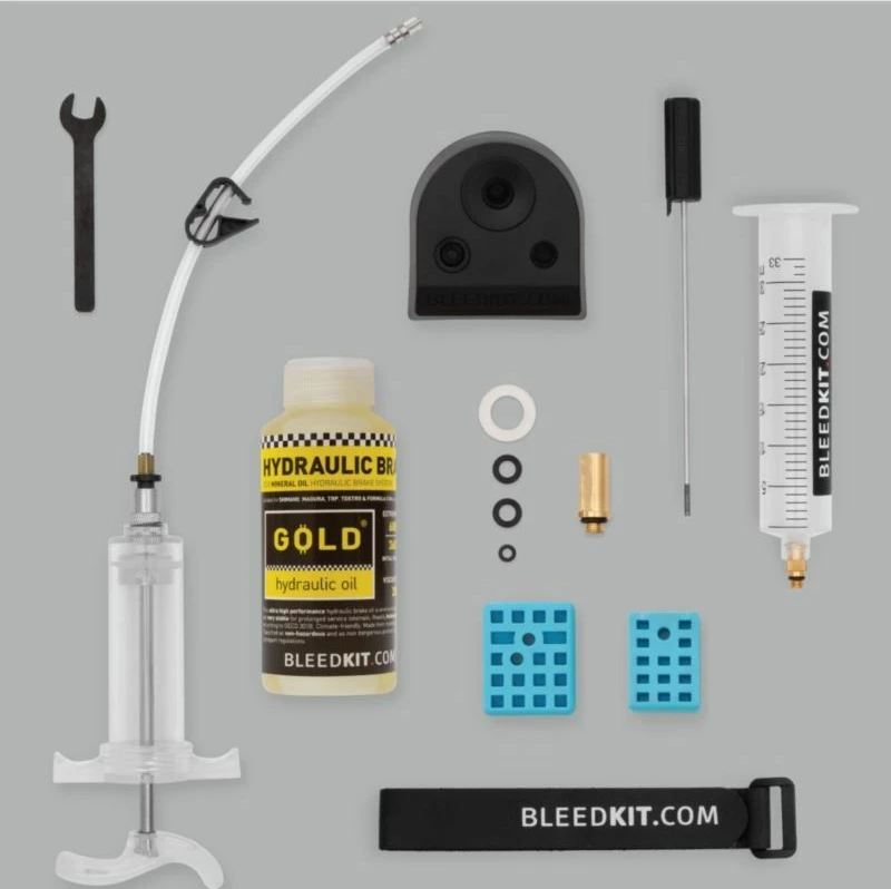 Set për servis të frenave hidraulike Shimano, golden