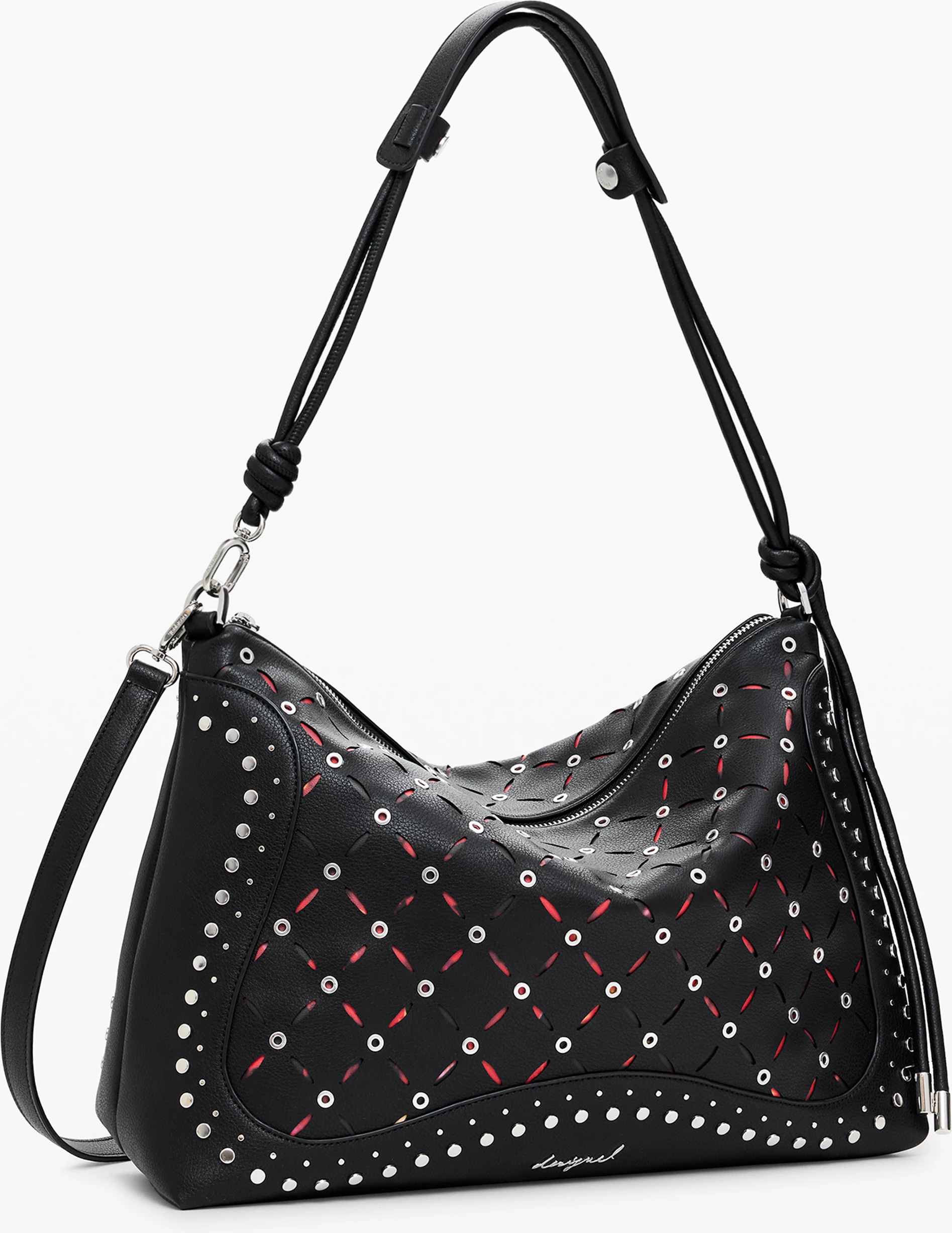 Çantë Desigual Yankee Leiria Mini Bag femra, e zezë