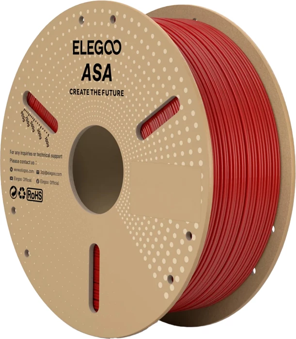 Filament ASA për printer 3D Elegoo 50.203.0739 1.75 mm, kuqe