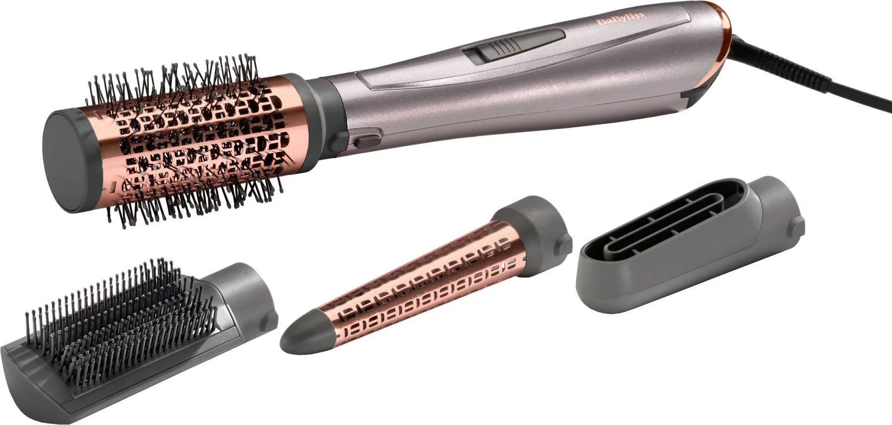 Furçë flokësh me ajër të nxehtë 4-në-1 BaByliss AS136E 1000W, me jone