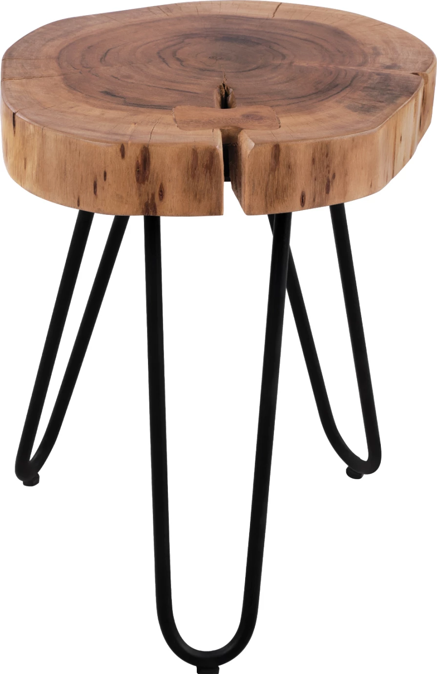 Tavolinë ndihmëse Oslo, dru akacie i fortë, 35x35x42cm