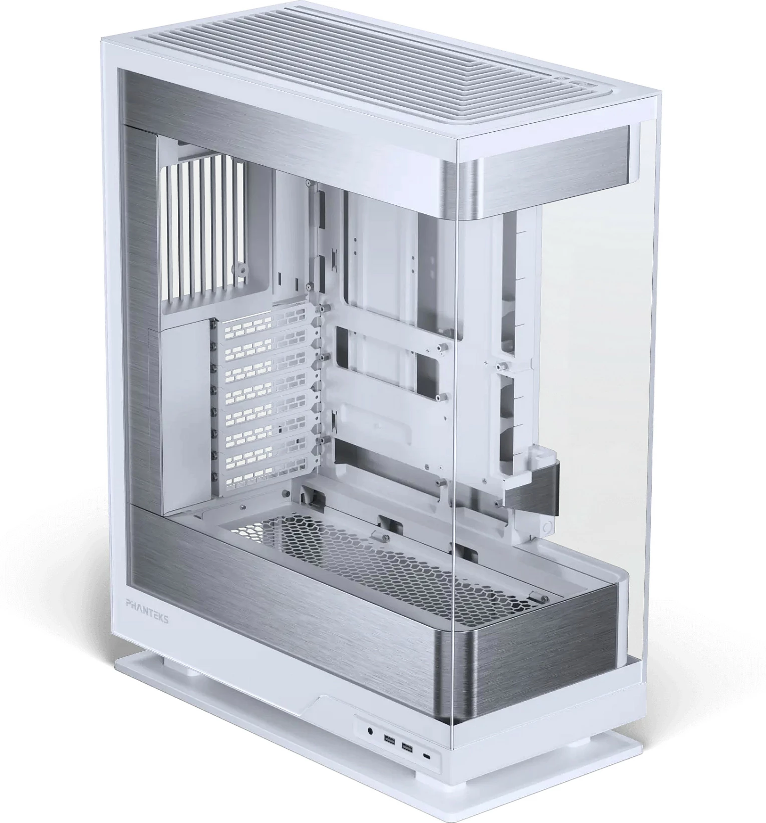 Kasë Phanteks Evolv X2, midi-tower, tempered glass 3x, e bardhë
